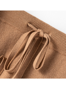 Suéter de Cachemira Puro de Mongolia Interior con Logotipo Personalizado OEM ODM, Tejido Plano 12GG, Cuello Redondo, Informal, de Invierno, para <span class=keywords><strong>Mujer</strong></span> - Product Image 3