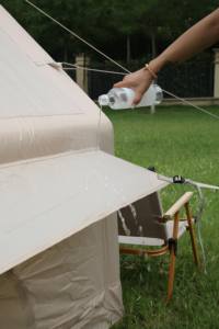 All-Season Double-Layer Family <strong>Tent</strong> Waterproof PVC Inflatable Outdoor Camping Automatic System Made <strong>Canvas</strong> Cotton Oxford <strong>Fabric</strong>
