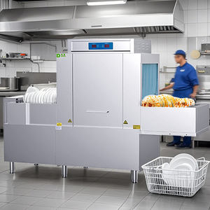 Lavadora comercial independiente del transportador de la máquina del lavaplatos/lavaplatos automático para el restaurante - Product Image 1