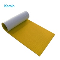 Plancher de bateau hexagonal personnalisé Komin en EVA, colle, feuilles de tapis de traction pour le surf de 3 m