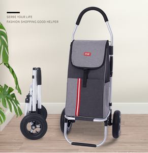 Chariot à provisions <span class=keywords><strong>utilitaire</strong></span> pliable en aluminium avec roues Sac amovible Chariot pliant personnel pliable pour <span class=keywords><strong>personnes</strong></span> âgées - Product Image 5