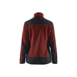 BLAKLADER - 594325365999XXXL Veste tricotée pour femme Softshell Burned red/Black - EAN 7330509858240 WORK JACKETS - Product Image 2