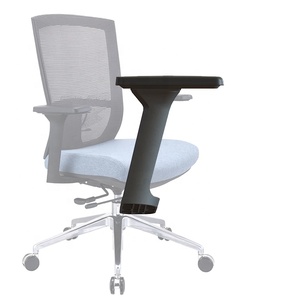 Office Chair Furniture Components office chair parts Nylon PU Adjustable telescoping arm rest plastic handle