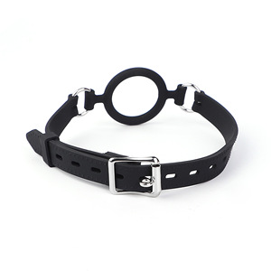 Silicone Mouth Ring Adult Gag Training Device For Passionate Domination With <b>Biting</b> Ring Feature - Product Image 2