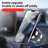 Support de téléphone magnétique électrique multifonctionnel flexible et réglable à 360° avec chargeur sans fil amélioré pour
