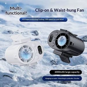 Oem Odm Custom Portable Rechargeable Waist Clip-On Hangable Usb Mini Fan, Personal Air Cooling for Outdoor Work - Product Image 3