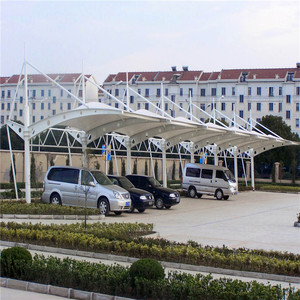 Kết cấu thép khung căng màng cấu trúc nhà để xe, tán & carports nhà kho xây dựng - Product Image 3