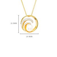 Collier en argent sterling 925 plaqué or 14 carats avec pendentif coquillage nacre et coquille d'ormeau, motif lever de soleil