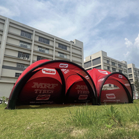 Tente gonflable géante de 20*20 pieds avec logo personnalisé, dôme publicitaire pour salon professionnel, événement en plein air