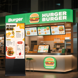 شاشة عرض إعلانية داخلية تعمل باللمس مقاس 32 43 49 55 65 75 85 بوصة، كشك رأسي قائم على الأرض - Product Image 4