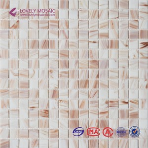 23x23mm paillettes or ligne verre mosaïque <span class=keywords><strong>mur</strong></span> carreaux - Product Image 1