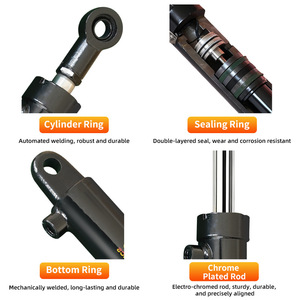กระบอกไฮดรอลิกซิงหยู 2 ตัน สำหรับใช้กับเครื่องจักรก่อสร้างทางวิศวกรรม - Product Image 4