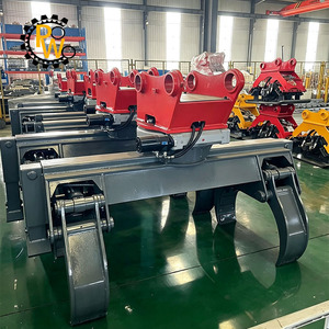 Pince à tube hydraulique 450 mm pour tuyaux en acier, compatible avec les excavatrices Bobcat 8-10T, pince de levage de tuyaux <span class=keywords><strong>PW</strong></span> - Product Image 3