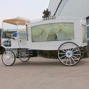 2026 Élégante Carrosse funéraire blanc à chevaux, modèle américain, dernière version, à vendre - Product Image 4