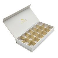 Boîtes en carton de luxe personnalisées, boîte à chocolat, emballage cadeau pour truffes, recyclable, boîte en papier rigide avec fermeture magnétique