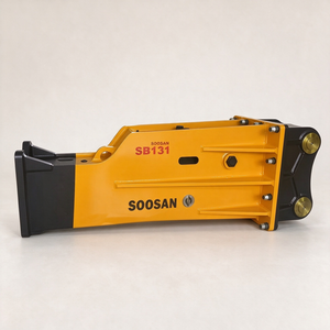 SOOSAN SB131 Nouveau marteau brise-roche hydraulique silencieux de type boîte pour excavatrice de 30-38 tonnes, démolition de roches, construction, garantie 1 an - Product Image 1