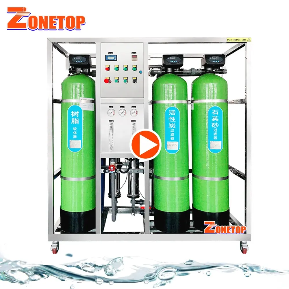 Pure Drinking Water Reverse Osmosis System Purifying Filter Purifier RO Filtration Purification Water Treatment Equipment