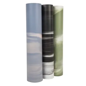 Kid Eco Custom Print 4mm eng zellige Polyester-Yoga matte aus reinem Gummi