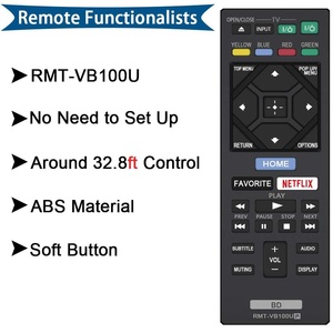 RMT-VB100U de télécommande de remplacement pour <span class=keywords><strong>lecteur</strong></span> <span class=keywords><strong>DVD</strong></span> <span class=keywords><strong>Blu</strong></span>-<span class=keywords><strong>Ray</strong></span> <span class=keywords><strong>SONY</strong></span> - Product Image 4