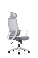 Chaise de bureau ergonomique moderne en tissu maillé à dossier haut, pivotante et réglable en hauteur, pour la maison et le bureau – Vente en gros directe usine