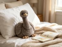 Peluche Émeu, Animal en Peluche Populaire du Zoo, Souvenir Personnalisé du Zoo, Cadeau en Gros