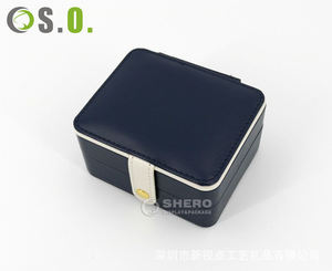 Custom Logo PU Leather jewelry <b>box</b> <b>Ring</b> <b>Box</b> Earring Bracelet Luxury Jewelry <b>Box</b> Packaging - Product Image 4