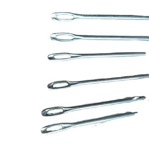 Aguja de coser grande G6, aguja para sellar, aguja para encuadernar, aguja para coser sacos de arpillera/bolsas tejidas, aguja para bolsas de arpillera, pequeña - Product Image 2