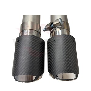 ท่อไอเสียสแตนเลส 304 แบบวาล์ว Vortex สำหรับ Defender 90 110 130 P400 3.0T พร้อมปลายท่อคาร์บอนเคลือบทองแบบ Sandblasted - Product Image 2