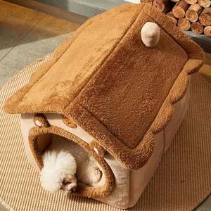 Hot Selling <b>Indoor</b> Cat Pet House Cute Cat Home Foldable Pet <b>Kennel</b> Detachable Washable Cat <b>Dog</b> Cave Bed House - Product Image 4