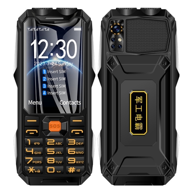 Perfect Quality 3.5" Long Stand Battery 4500mAh 21 KeysQ9-1Dual SIM 4G Elder Keypad Rugged Phone with SOS / FM