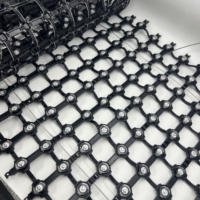 Écran LED P50 à pixels lumineux noir, grande taille, système de contrôle intégré TTL DMX, étanchéité IP68, lumières ponctuelles en PVC pour aménagement paysager, garantie 3 ans