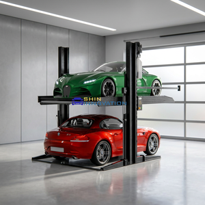 Équipement de stationnement à 2 niveaux de qualité supérieure et durable, élévateurs de stationnement pour 2 voitures, pour un stockage efficace de plusieurs véhicules dans les garages souterrains - Product Image 2