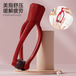 เครื่องนวดนิ้วมือพร้อมลูกกลิ้งยืดหยุ่นขนาด 15x5 ซม. สำหรับบรรเทาอาการปวดมือและนวดนิ้วหัวแม่มือ - Product Image 4