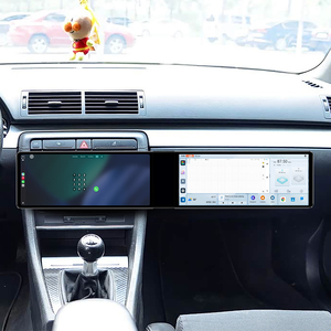 Autoradio MOOKAKA double écran 12,3 pouces pour A4/B6/B7/S4 2004-2007, navigation GPS Android, stéréo, CarPlay sans fil, écran interactif grand format - Product Image 1