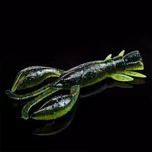 LUTAC Nouveau produit 65mm 4.5g <span class=keywords><strong>Marteau</strong></span> coulant Crevette Appât souple Ajouter appât amélioré et sel PVC Leurre de pêche à l'achigan - Product Image 2