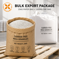 Granulés de mica micronisés sans agent de charge, poudre blanche, pour remplissage et moulage par injection, composé PP, grade renforcé haute rigidité, réduction