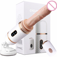 Kabellose Fernbedienung Automatische Masturbations-Pumpmaschine Teleskop-Dildo Vibratoren für Frauen Sexspielzeug