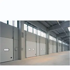 Smart steel insulated compact industrial stacking door with low cost maintenance for factory steel door for industry