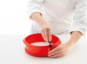 Moule à gâteau et pâtisserie rectangulaire en silicone durable et jetable, à fond amovible, fabriqué sur mesure en usine et en stock - Product Image 4