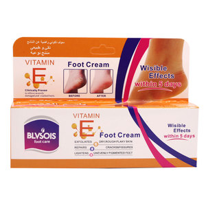 Crema Reparadora de Pies Herbal Vegana Orgánica VE con Vitamina <span class=keywords><strong>E</strong></span> 50ml Sin Perfume para Pies Agrietados/Descamados, Blanqueadora, Elimina Piel Muerta, para Mujeres - Product Image 2