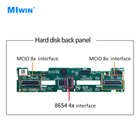 Server Penyimpanan Disk 8 Unit MIWIN Custom 1U Dual Intel Sapphire/Emerald Rapids CPU 2 Slot PCIE 5.0 X16 1U 8-bay Barebone Server