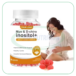 OEM ODM Inositol Folato Vitamina D3 Suplemento Mujer Hormonal Myo D-Chiro Inositol Gomitas - Product Image 1