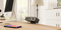 Multiprise de table OMNI avec support de téléphone Accessoires de bureau industriels Ports de charge rapide à USB-C multiples