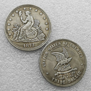 Monete Commemorative Stile Antico con Motivi Indiani e Dollari degli Stati Uniti 1870, <span class=keywords><strong>1871</strong></span>, 1872, 1873, Regali, Decorazione per la Casa - Product Image 5