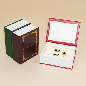 Caja de Almacenamiento con Forma de Libro Personalizada, Estampado Dorado, Decorativa Vintage, Cierre Magnético de Lujo, Caja de Regalo para Joyería, Caja de Libro de Papel - Product Image 3