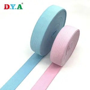 Bunte elastisches Strickband 1,5 cm-5 cm Jacquard gestrickt elastisches Band Strick elastisches Band für Kleidung