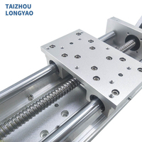 Module linéaire de précision LYKR100S-600, guide linéaire à glissière croisée entièrement fermé avec moteur à roulement, en aluminium 6061 pour l'automatisation