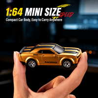 Voiture miniature télécommandée 1:64 pour enfants, modèle de simulation, jouet promotionnel, mini voiture de drift performante