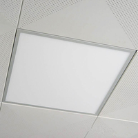 Panneau lumineux LED moderne en aluminium haute efficacité 18W 300x300mm avec capteur d'urgence pour usage en usine ou en souterrain