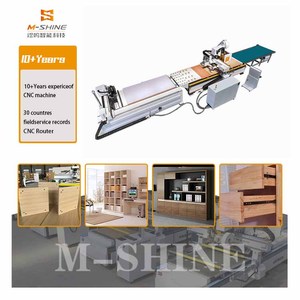 Machine de gravure sur bois CNC M-SHINE1330 à prix abordable pour ligne de production de meubles avec étiquetage automatique, en vente - Product Image 4
